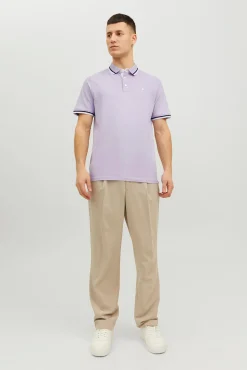 Jack & Jones Polo Manga Corta Morado Sale