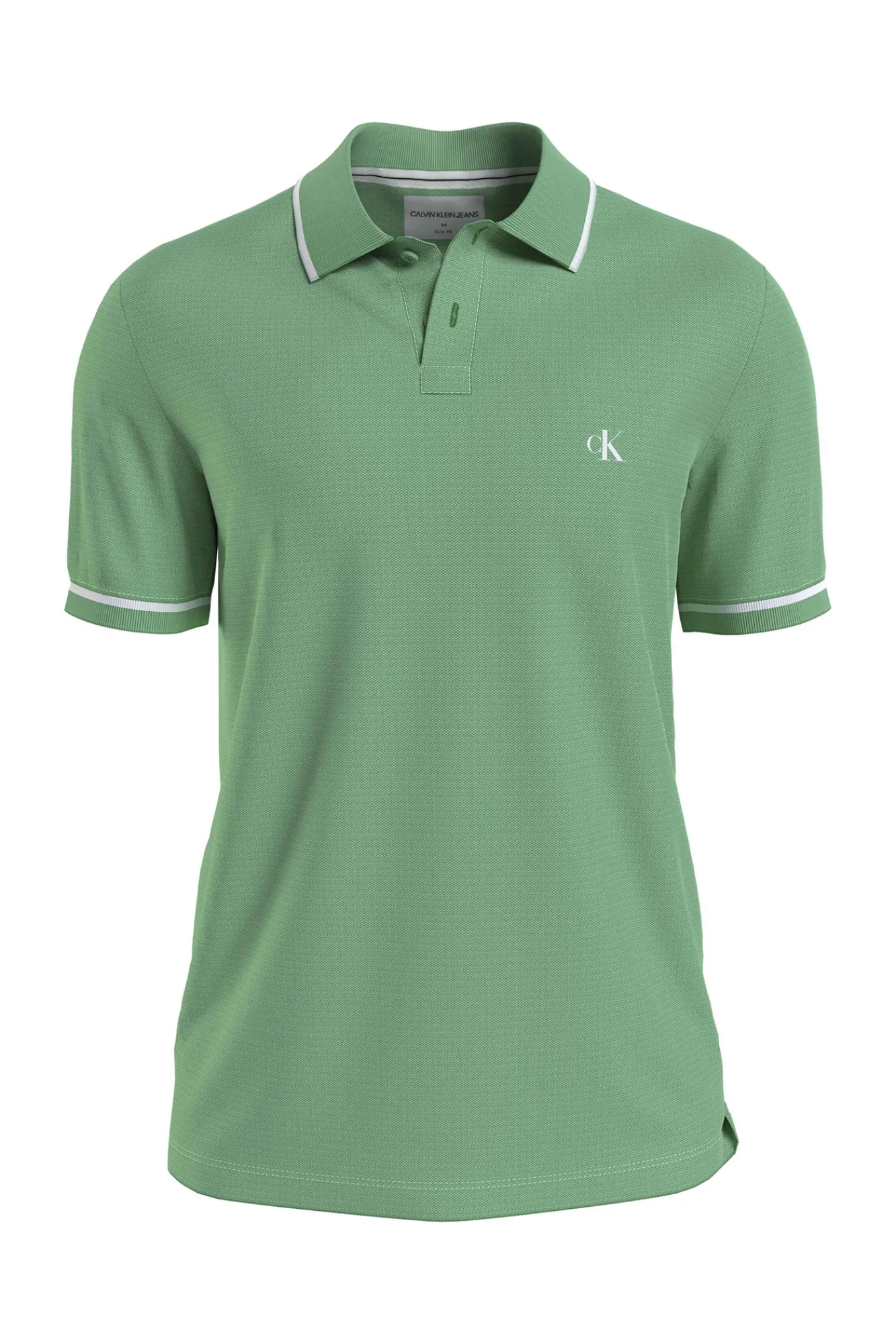 Calvin Klein Polo Manga Corta Verde Hot
