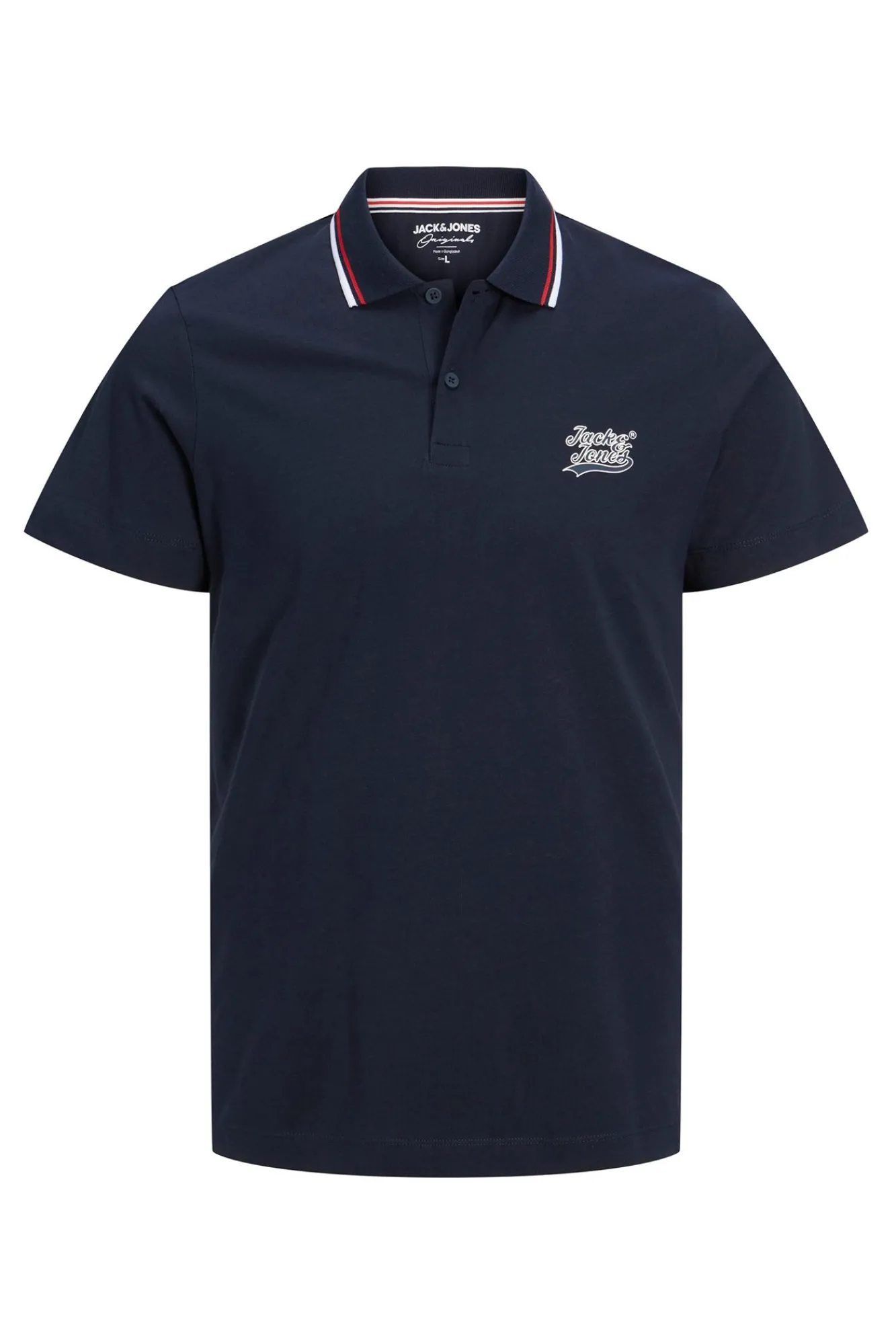 Jack & Jones Polo Manga Corta Azul Outlet