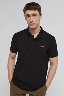 HUGO Polo Manga Corta Negro New