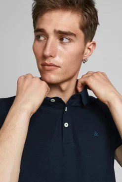 Jack & Jones Polo Manga Corta Navy Best