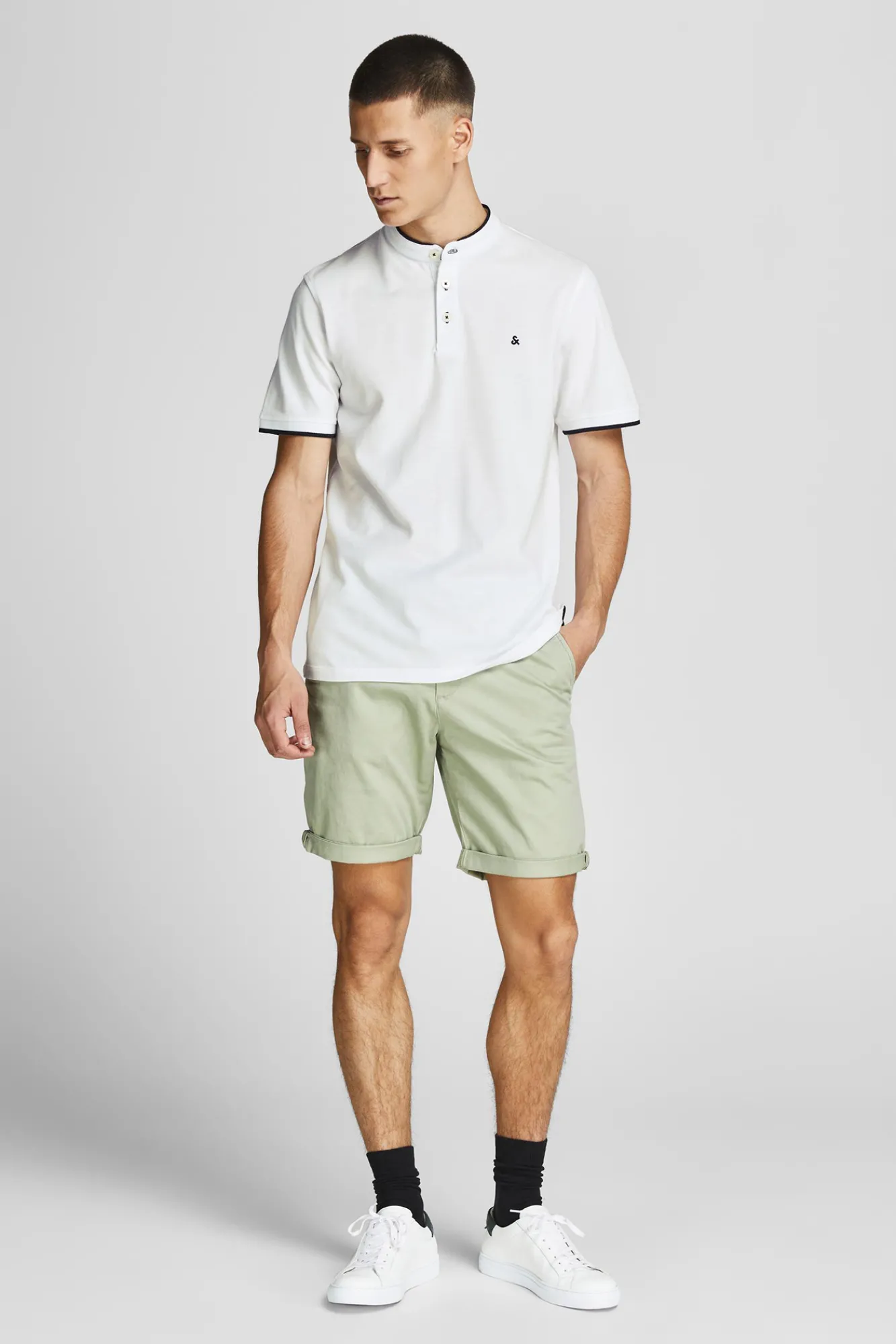 Jack & Jones Polo Manga Corta Blanco New