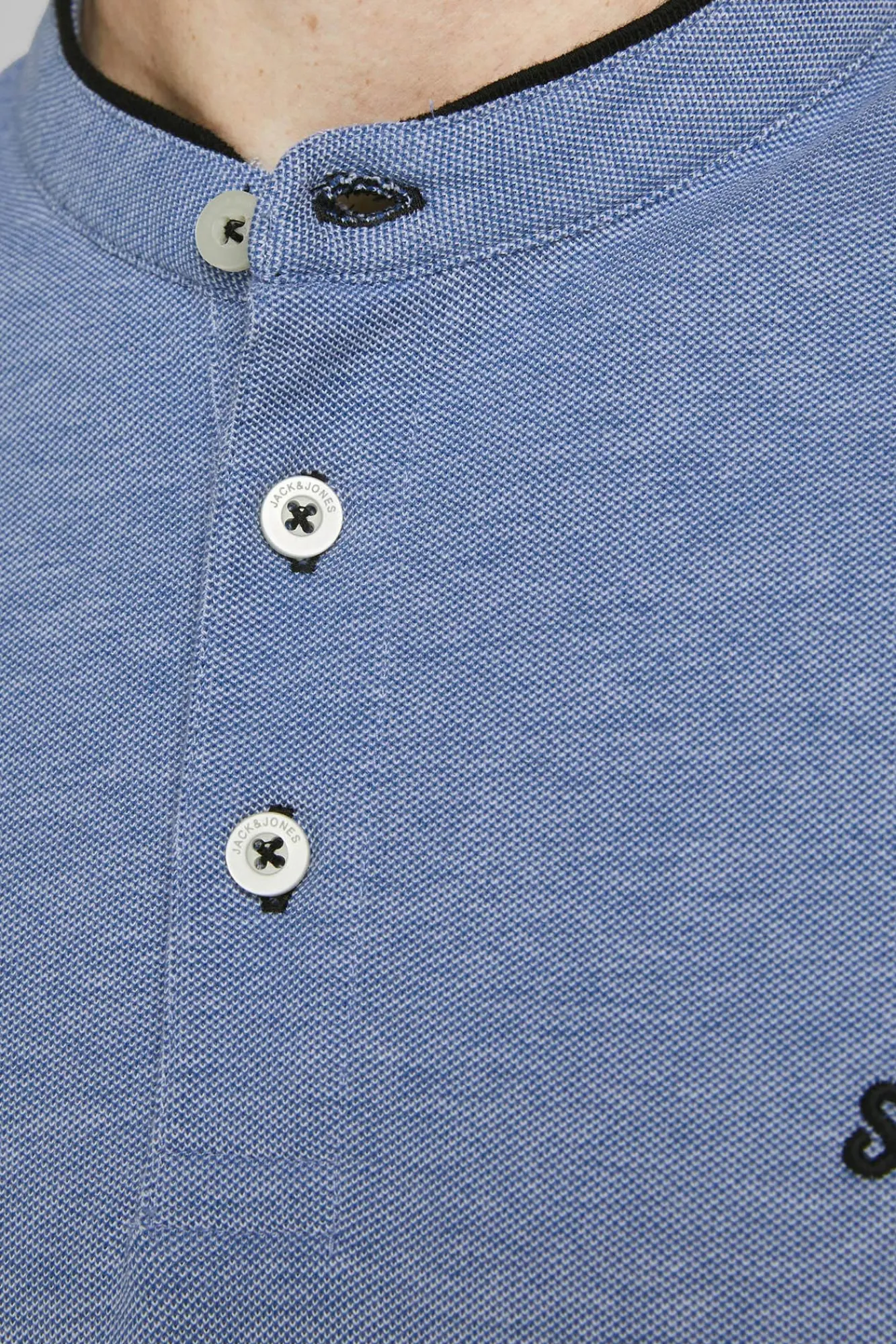 Jack & Jones Polo Manga Corta Azul Outlet