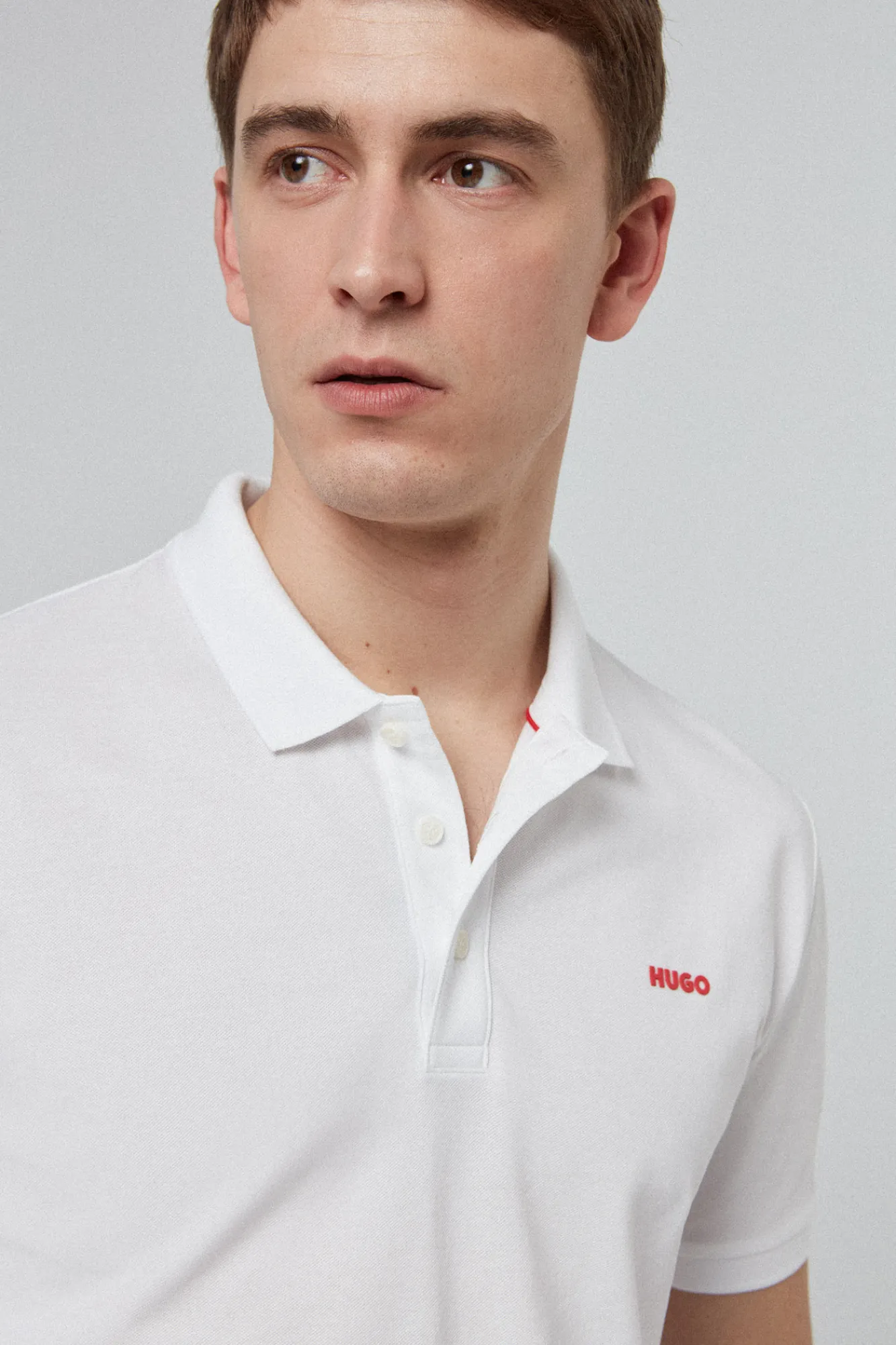 HUGO Polo Manga Corta Blanco Sale