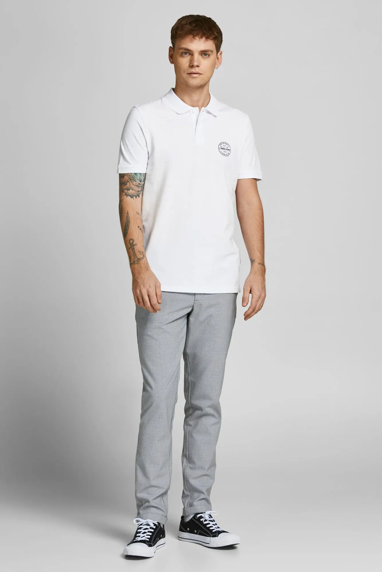 Jack & Jones Polo Manga Corta Blanco Best