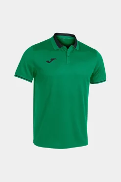 Joma Polo Manga Corta Championship Vi Negro Verde Outlet