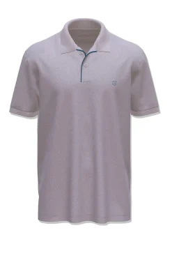 Jack & Jones Polo Manga Corta Liso Morado Discount