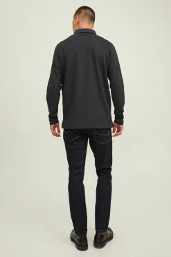 Jack & Jones Polo Manga Larga Gris Medio New