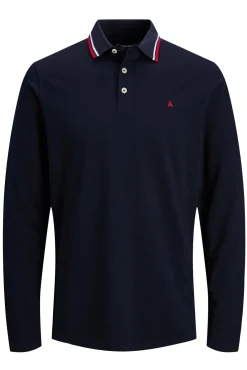 Jack & Jones Polo Manga Larga Navy Hot