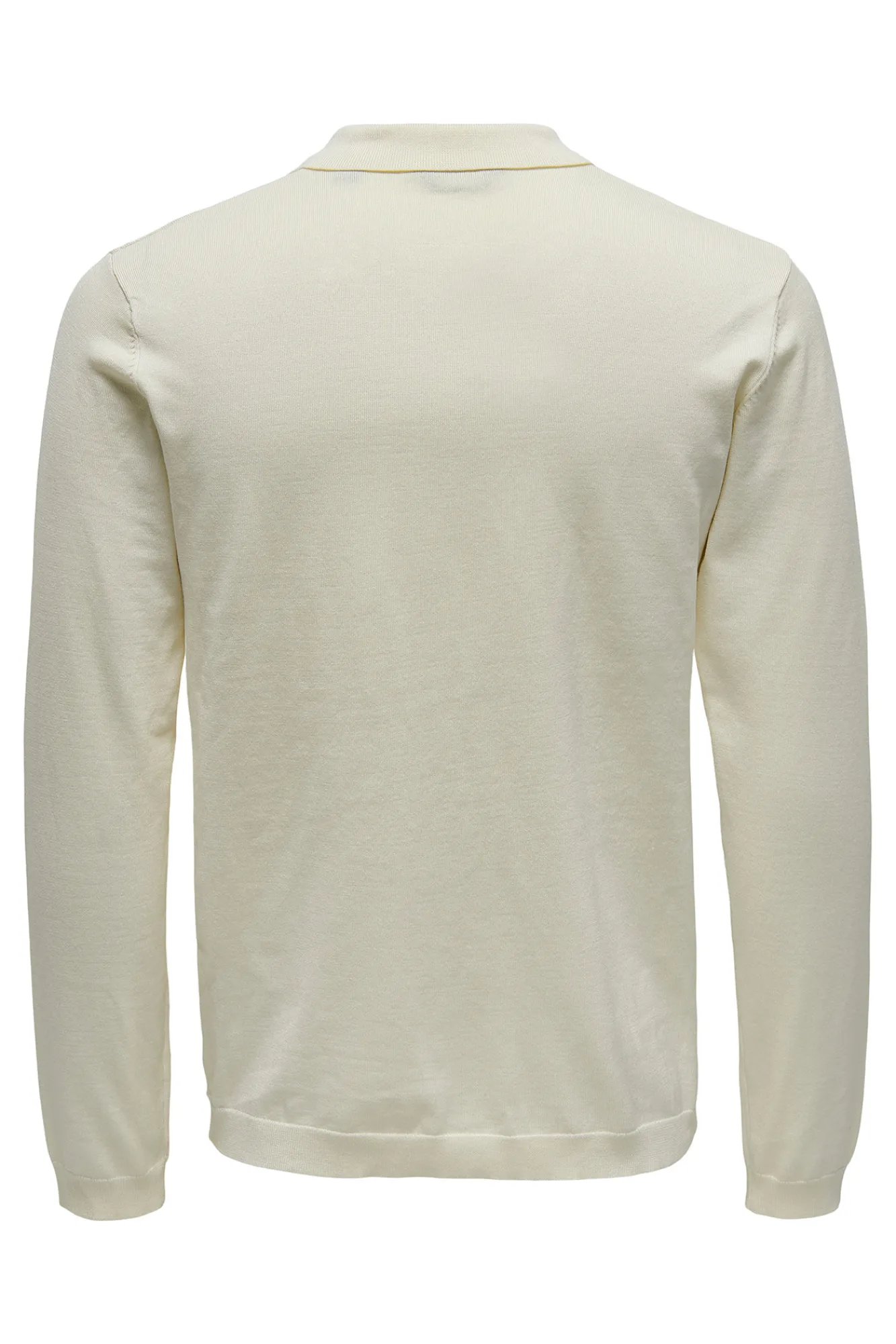 Only & Sons Polo Manga Larga Blanco Discount