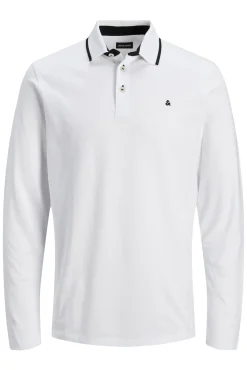 Jack & Jones Polo Manga Larga Blanco Outlet