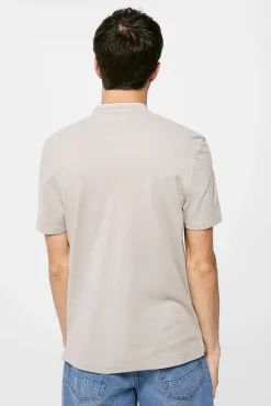 * Polo Mao Oxford Gris Medio New