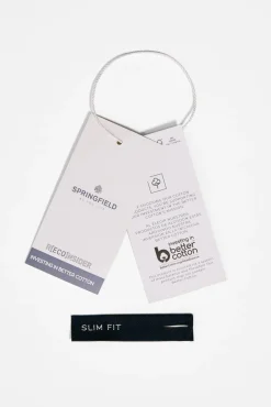* Polo Mao Slim Estampado All Over Blanco