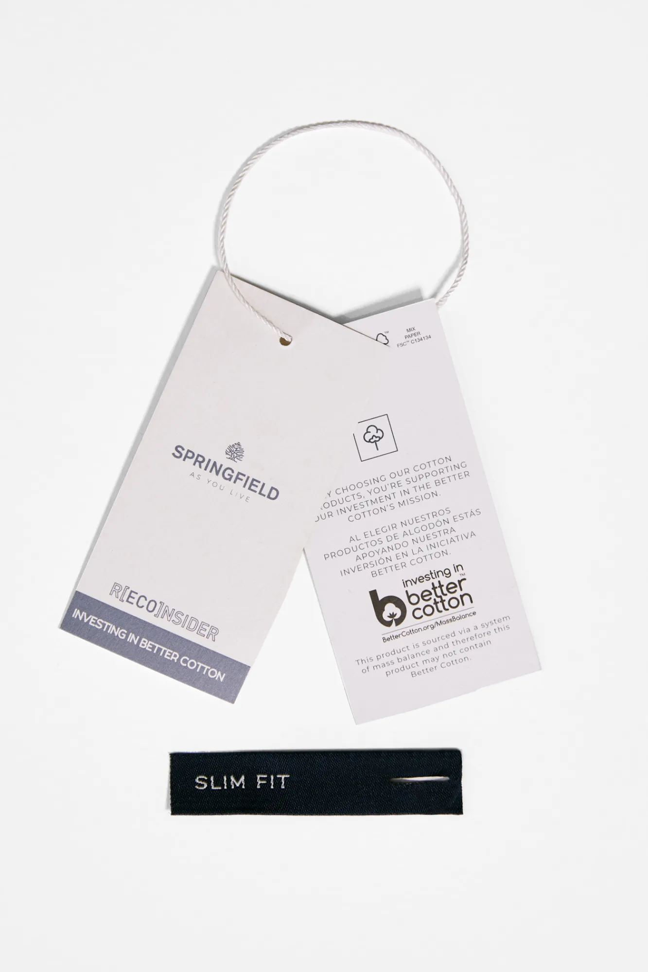 * Polo Mao Slim Estampado All Over Blanco