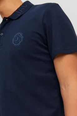 Jack & Jones Polo Monocolor Navy Discount