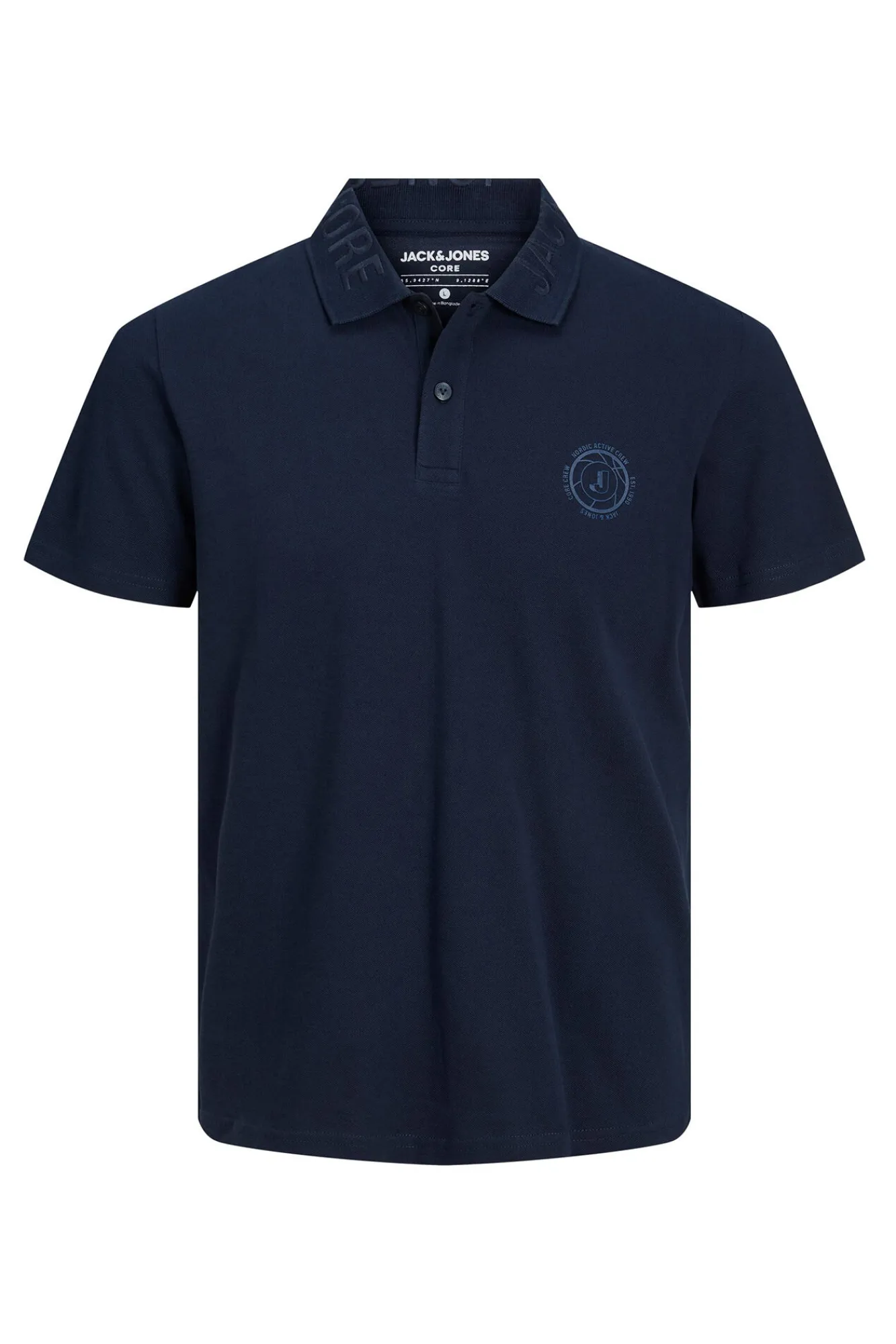 Jack & Jones Polo Monocolor Navy Discount