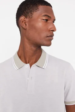 Cortefiel Polo Oxford Tip Beige Hot
