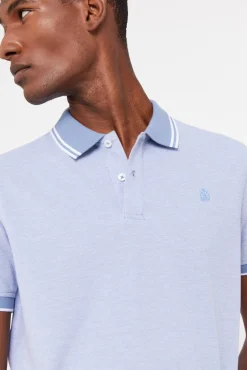 Cortefiel Polo Oxford Tip Azul Online