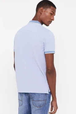 Cortefiel Polo Oxford Tip Azul Online