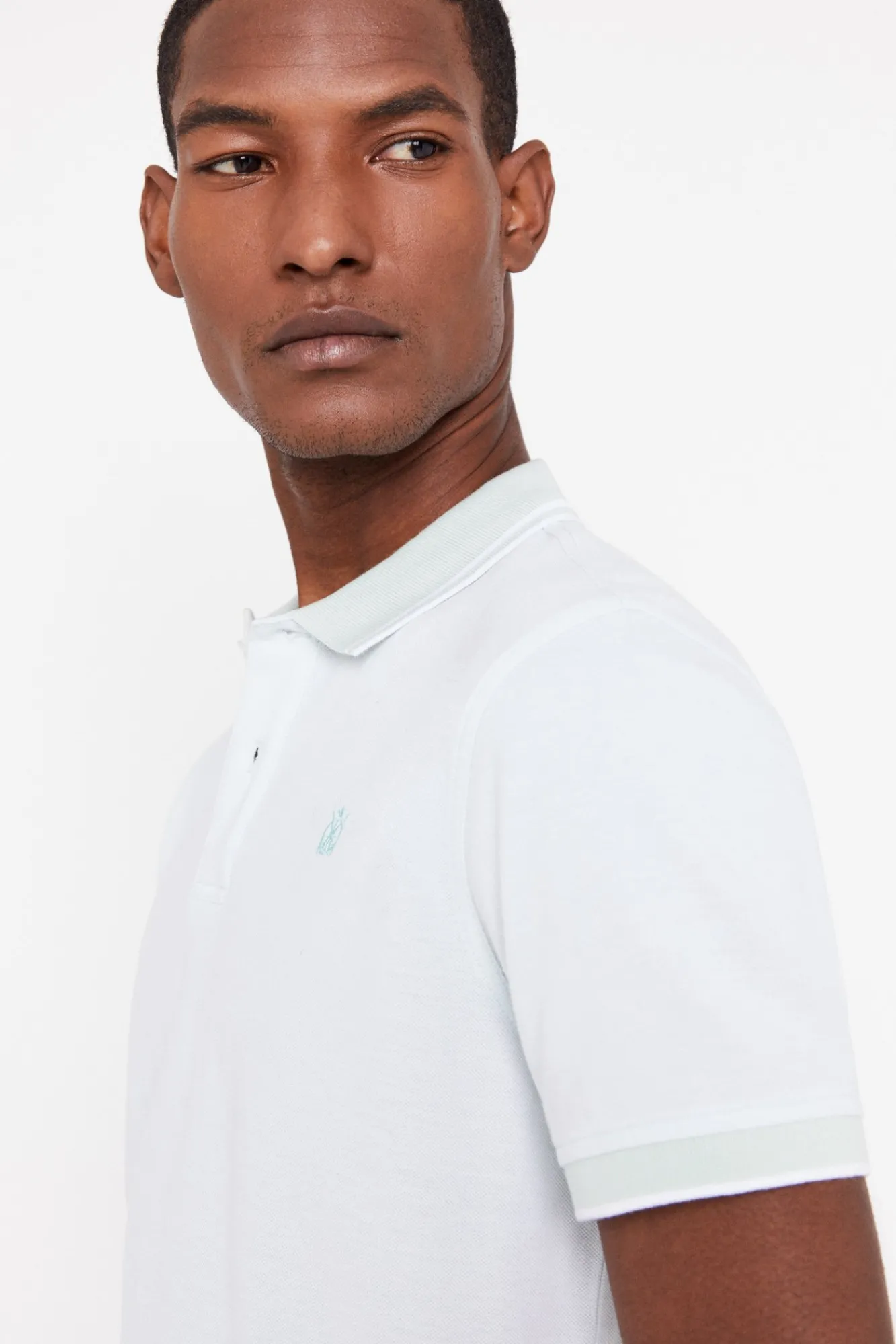 Cortefiel Polo Oxford Tip Verde Sale