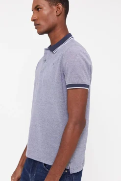 Cortefiel Polo Oxford Tip Azul Marino Hot