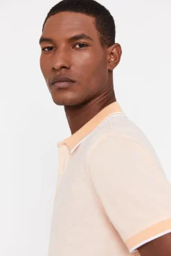 Cortefiel Polo Oxford Tip Naranja Discount