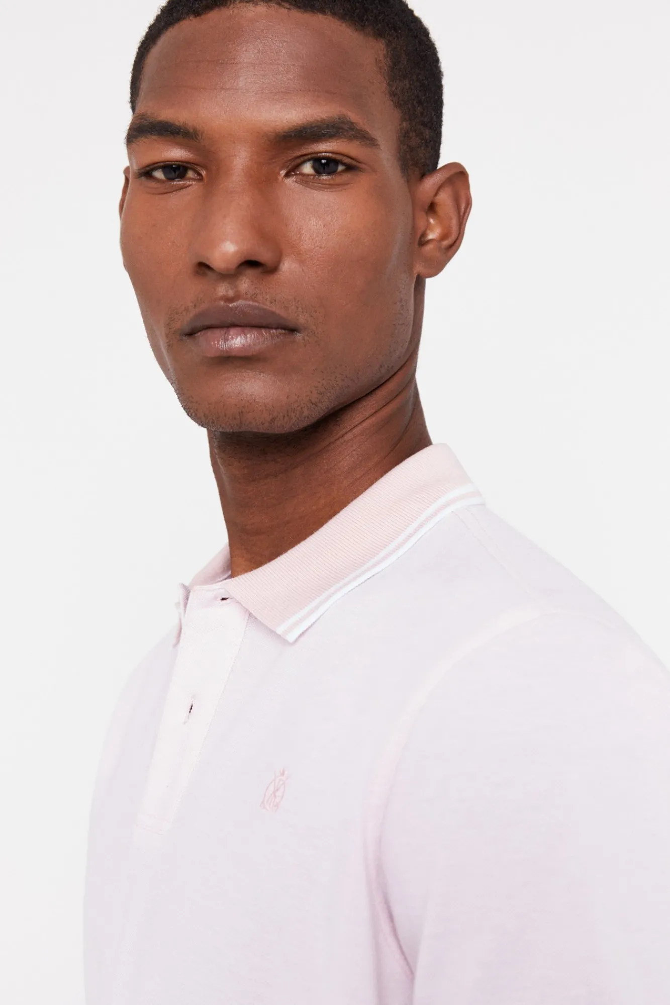 Cortefiel Polo Oxford Tip Rosa