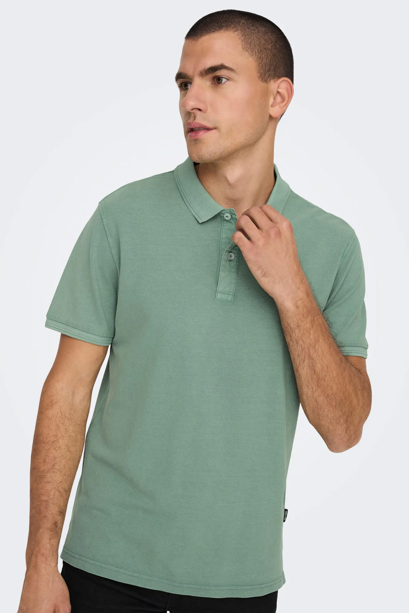 Only & Sons Polo Pique Verde Online