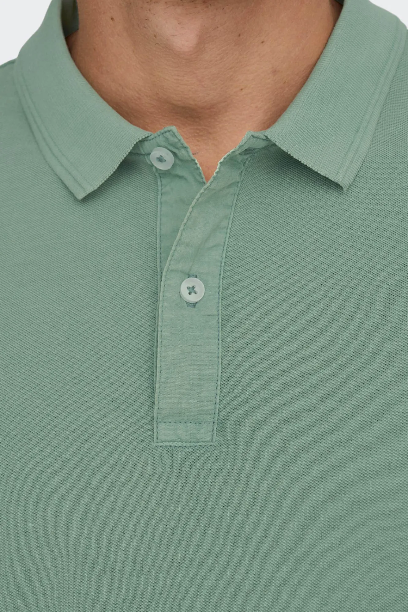 Only & Sons Polo Pique Verde Online