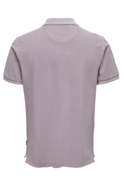 Only & Sons Polo Pique Morado Clearance