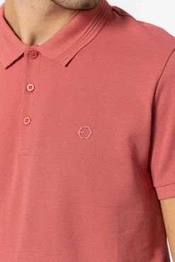 Tiffosi Polo Pique Rojo Outlet