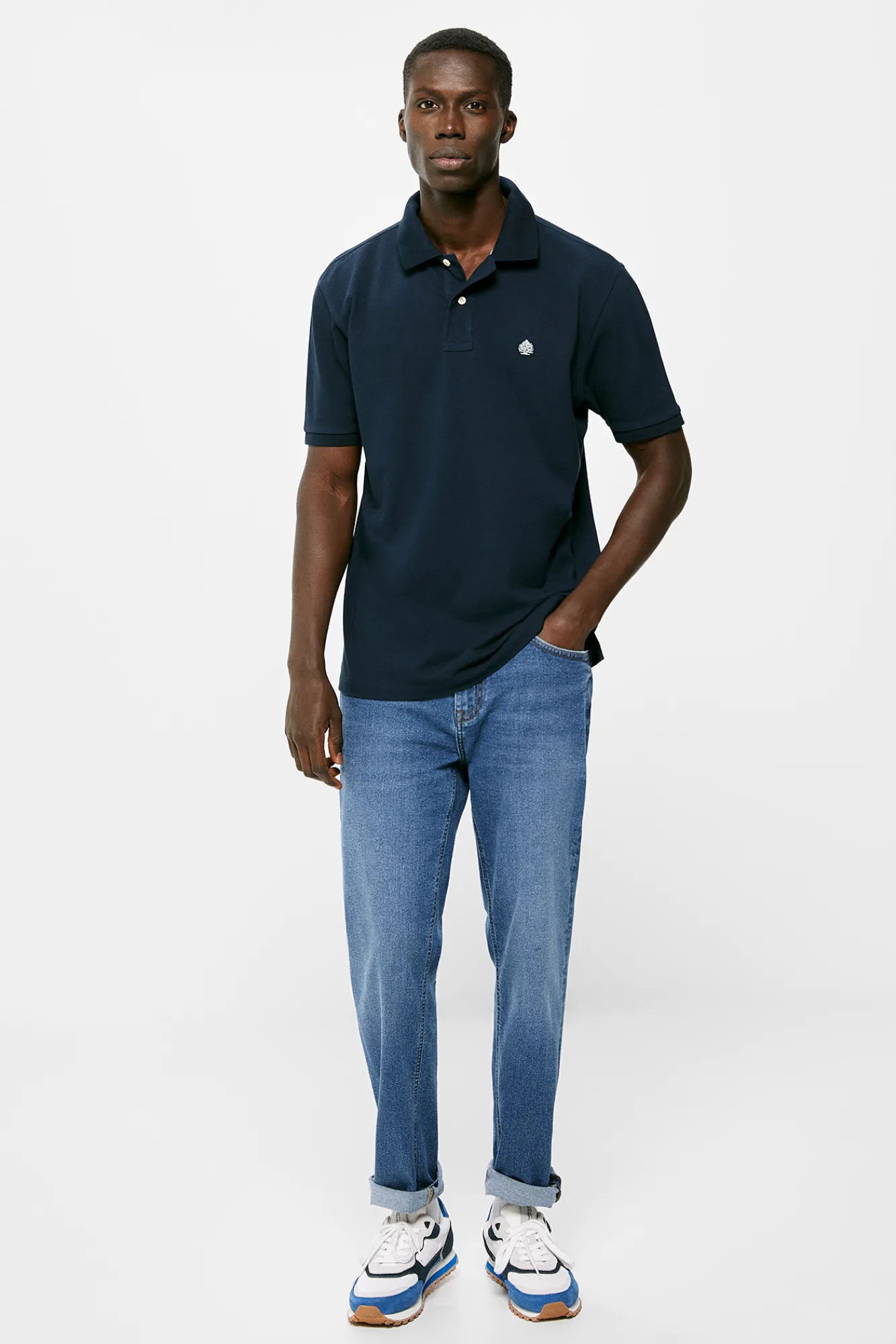 * Polo Pique Basico Navy Online