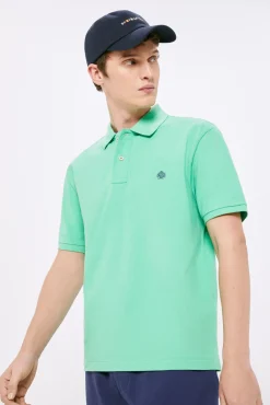 * Polo Pique Basico Verde Online