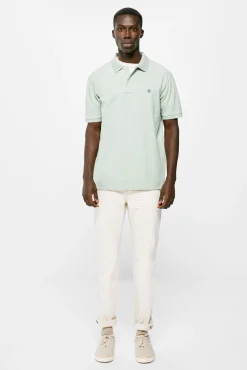 * Polo Pique Basico Verde Clearance