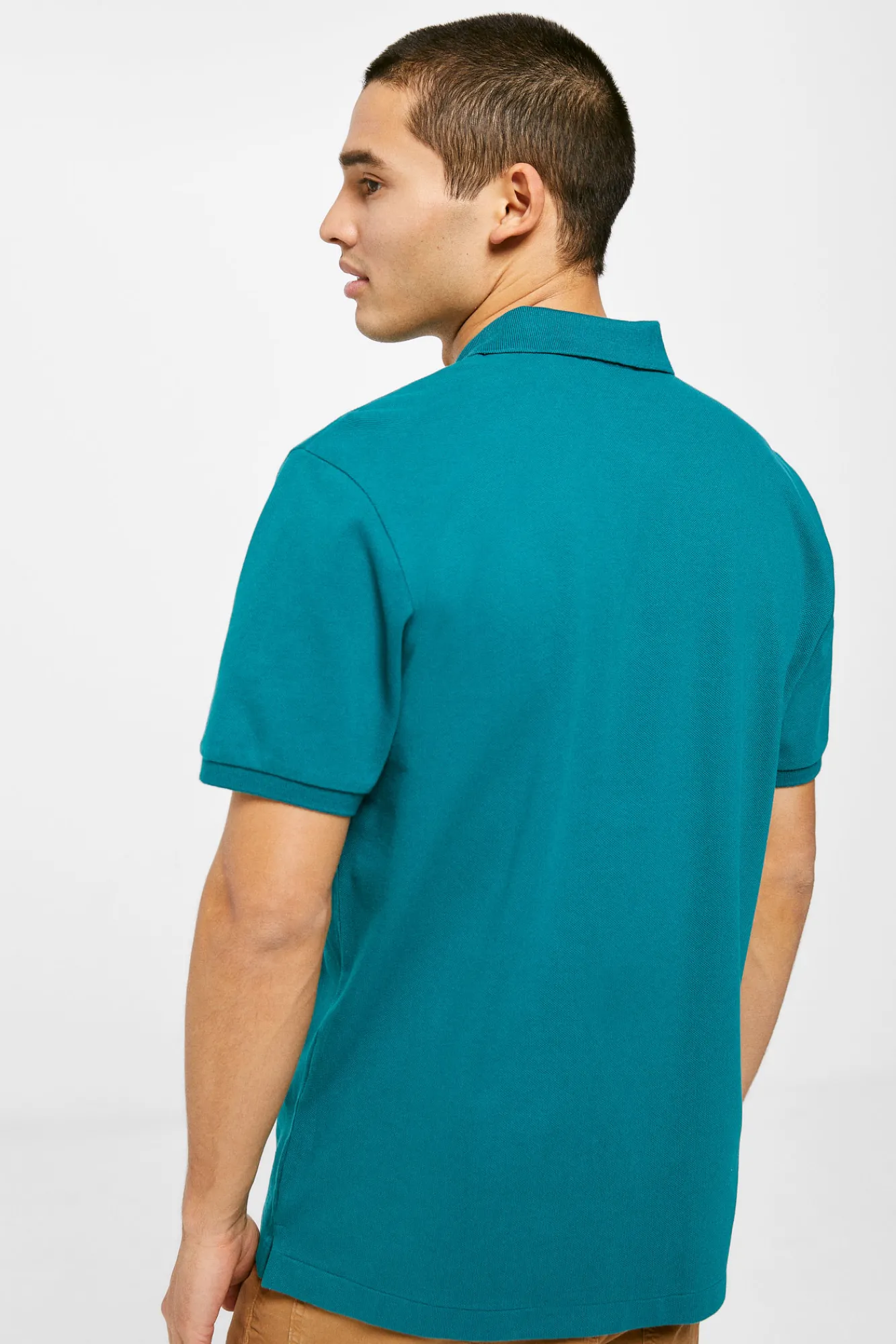 * Polo Pique Basico Turquesa Discount
