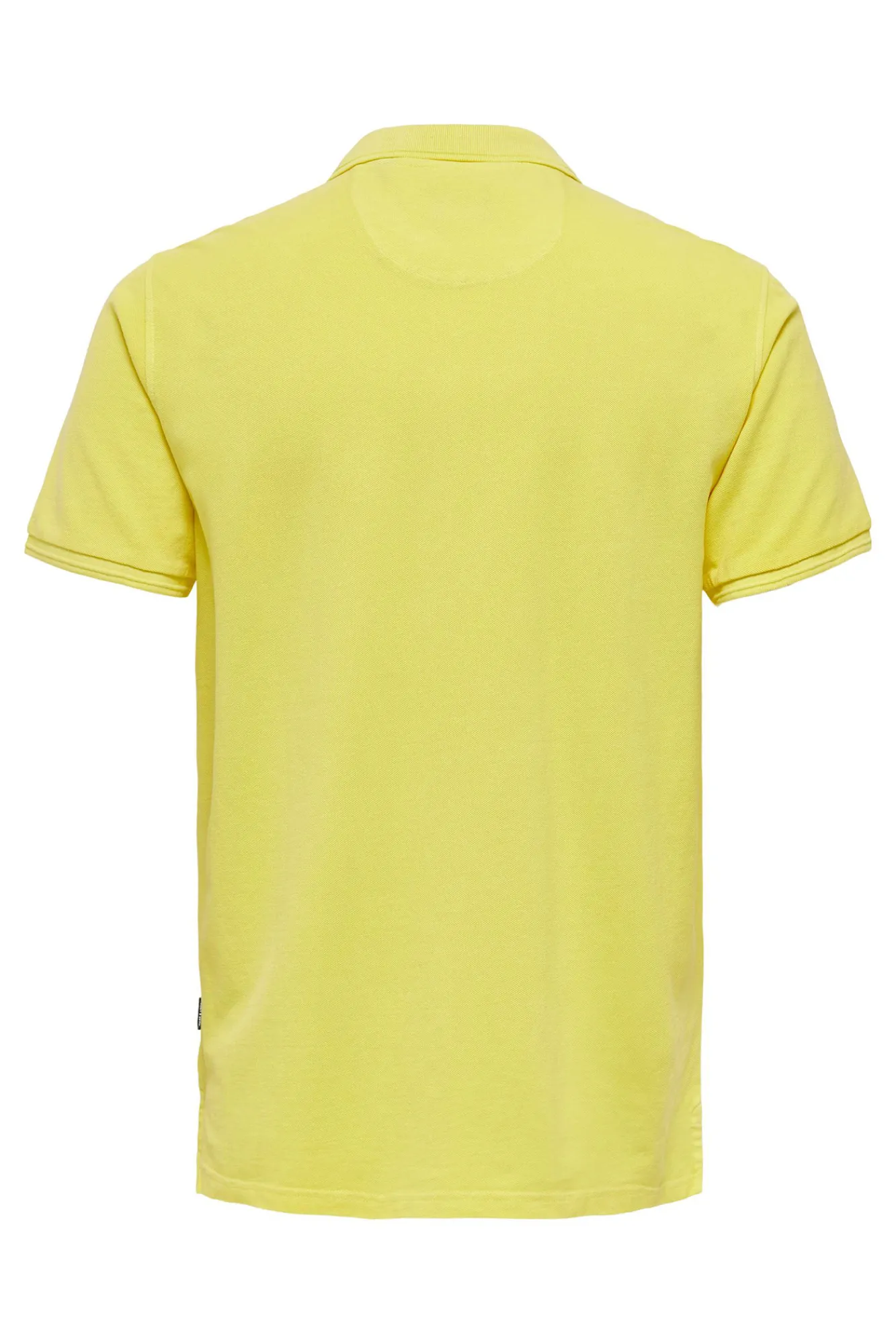Only & Sons Polo Pique Basico Amarillo Discount