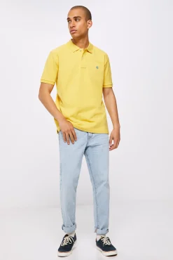 * Polo Pique Basico Dorado Outlet