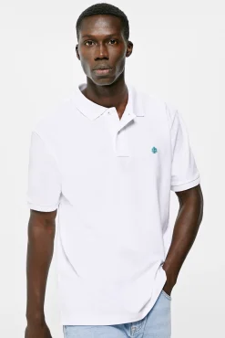 * Polo Pique Basico Blanco Sale