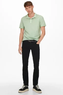Only & Sons Polo Pique Basico Verde Best