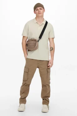 Only & Sons Polo Pique Basico Gris Medio New