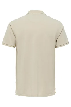 Only & Sons Polo Pique Basico Gris Medio New