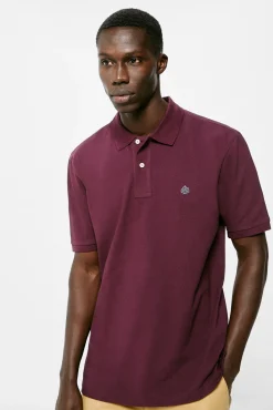 * Polo Pique Basico Granate New