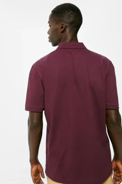 * Polo Pique Basico Granate New