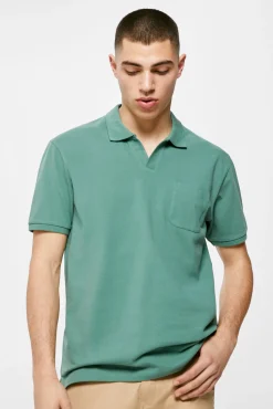 * Polo Pique Cuello Resort Verde Outlet