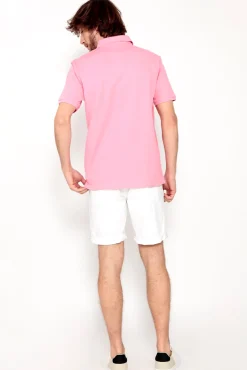 Brave Soul Polo Pique De Manga Corta. Rosa Discount