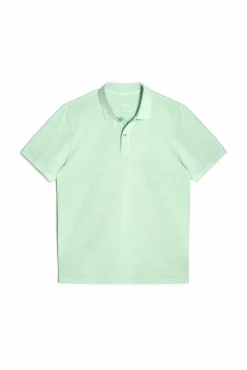 Ooto Polo Pique Lavado Bordado Avion Verde