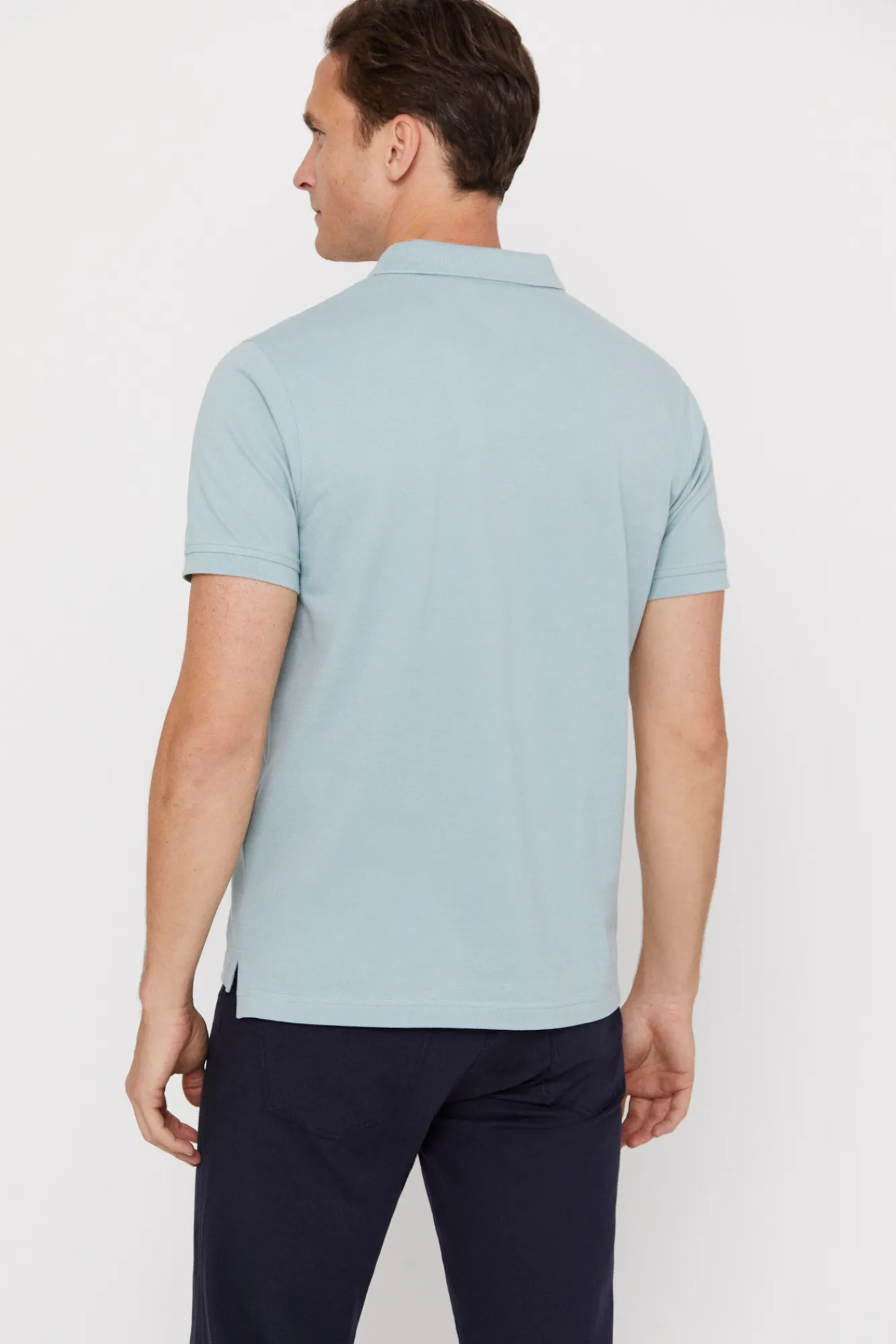 Cortefiel Polo Pique Logo Azul Sale