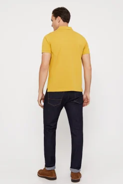 Cortefiel Polo Pique Logo Dorado Clearance