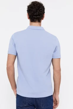 Cortefiel Polo Pique Logo Azul Discount