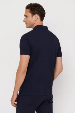 Cortefiel Polo Pique Logo Azul Oscuro Sale